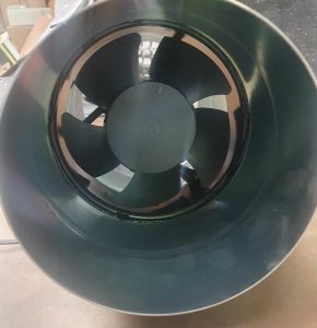 Solar sub-floor 20w inline fan kit with 150mm duct connections