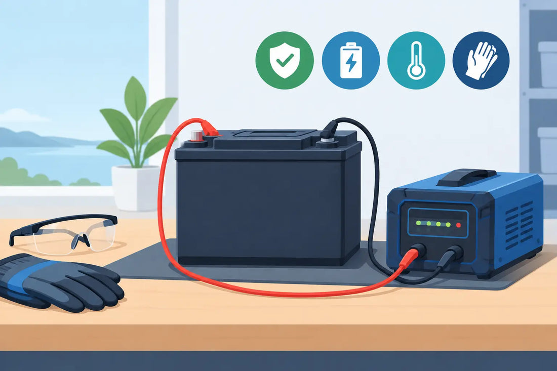 How to Charge Deep Cycle Batteries Safely