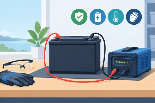 How to Charge Deep Cycle Batteries Safely