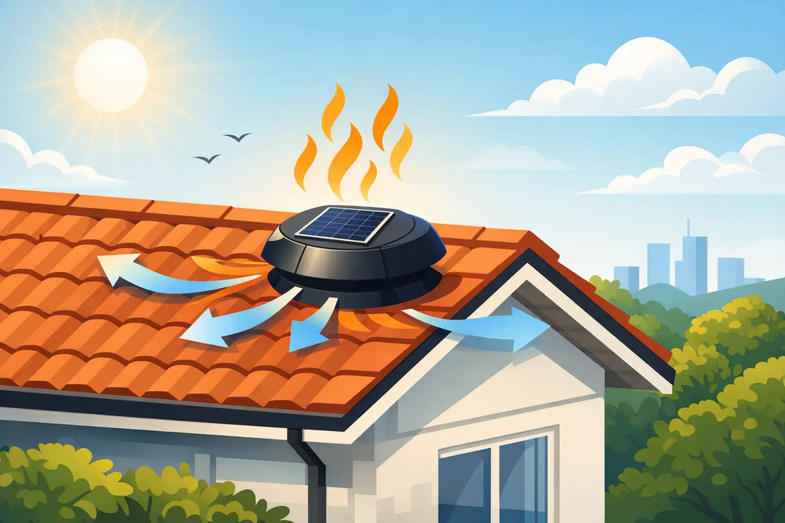 Solar Roof Ventilator for Cooler Australian Homes