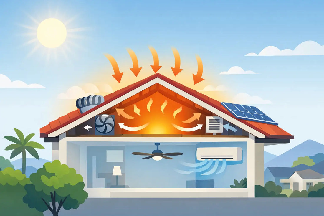 How to Cool a Hot Roof Space in Australian Homes