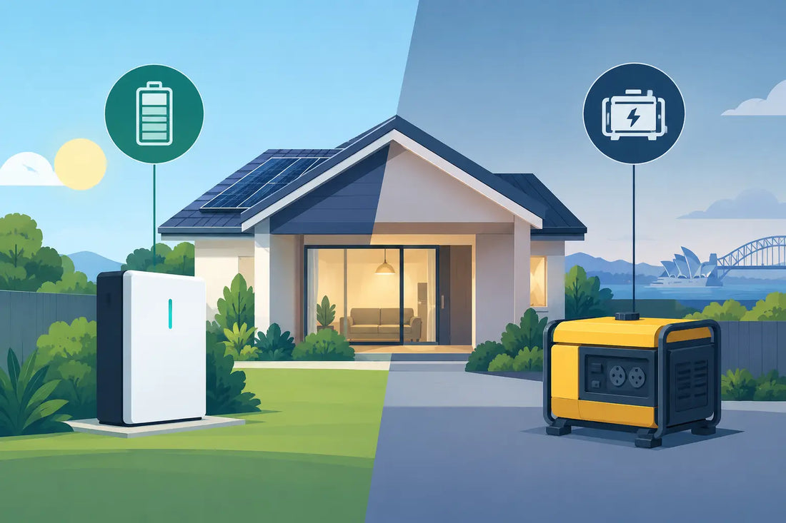 Battery Versus Generator Backup for Australian Homes