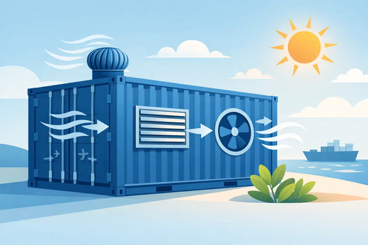 Shipping Container Ventilation That Works