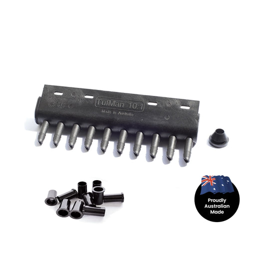 Solar Pool Heating plug-in 10-tube manifold