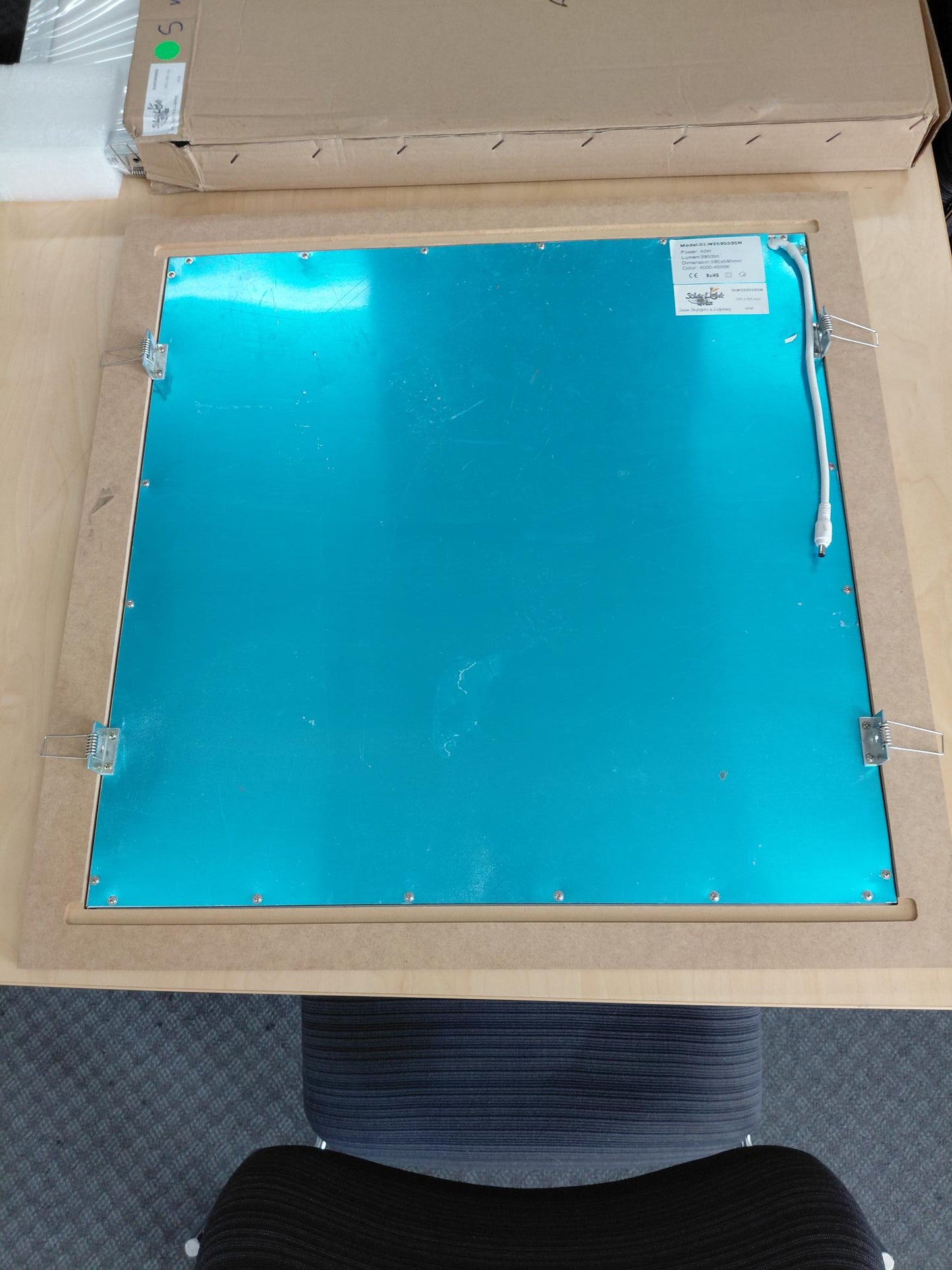 Solar Light Whiz 40w 600x600 Solar LED Skylights