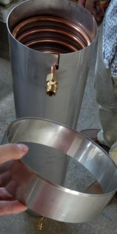 Woodstove Flue Heat Exchangers