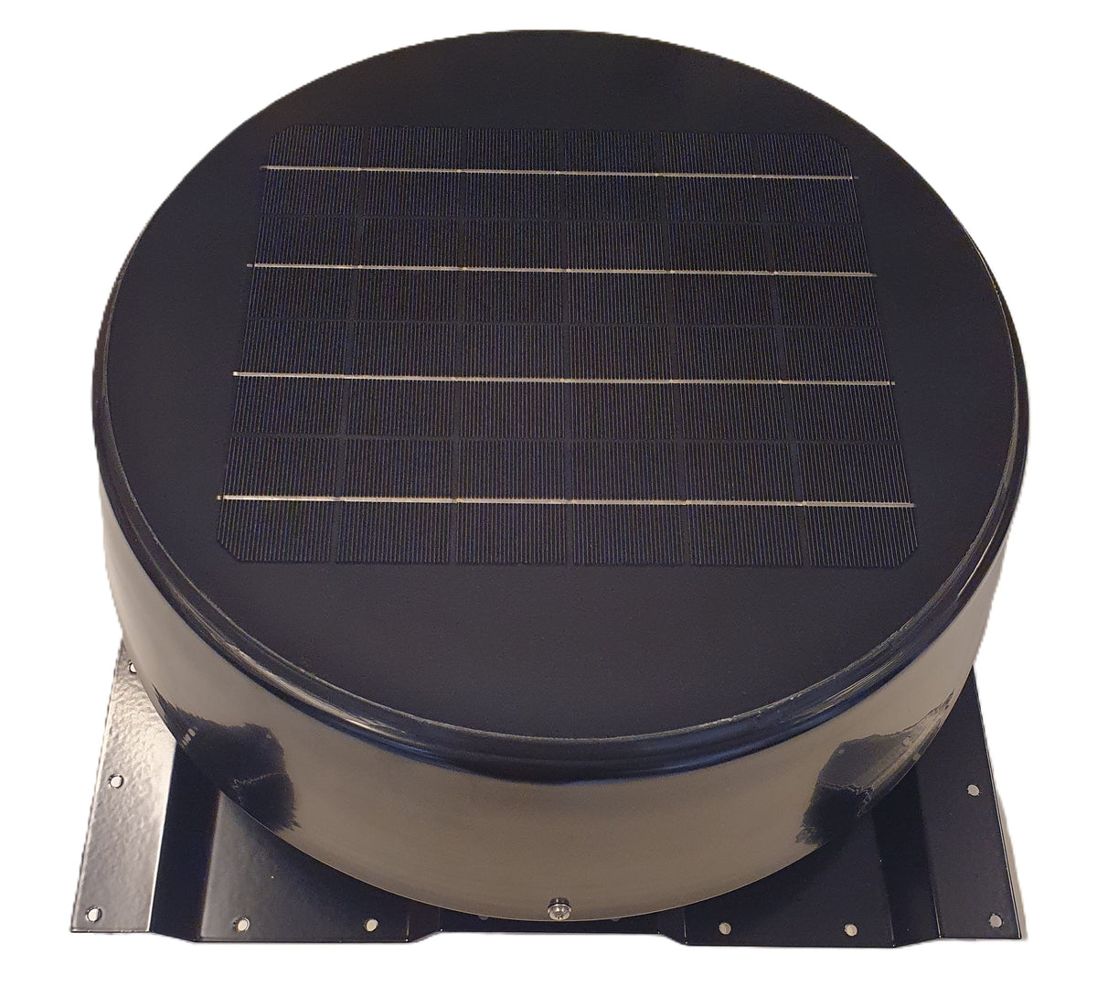 Solar shipping container ventilator